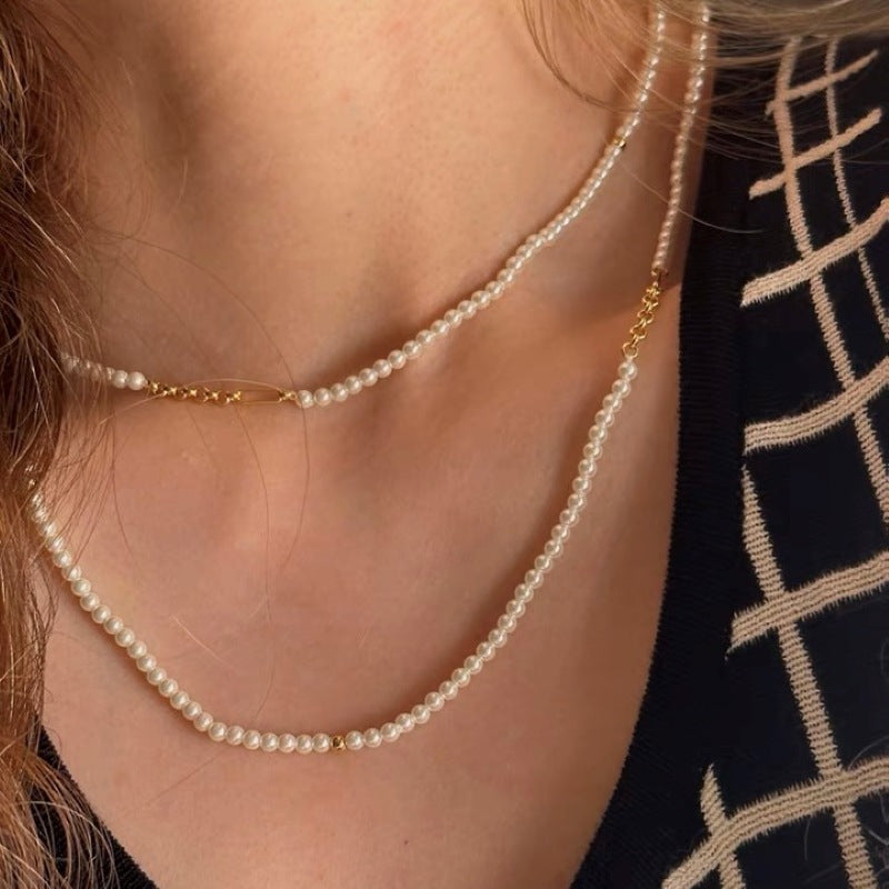 Multi-layer Peal necklace