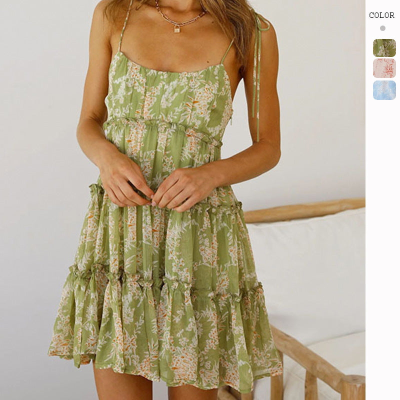2025 NEW Boho Print Mini Dress SpringSummer Best Seller