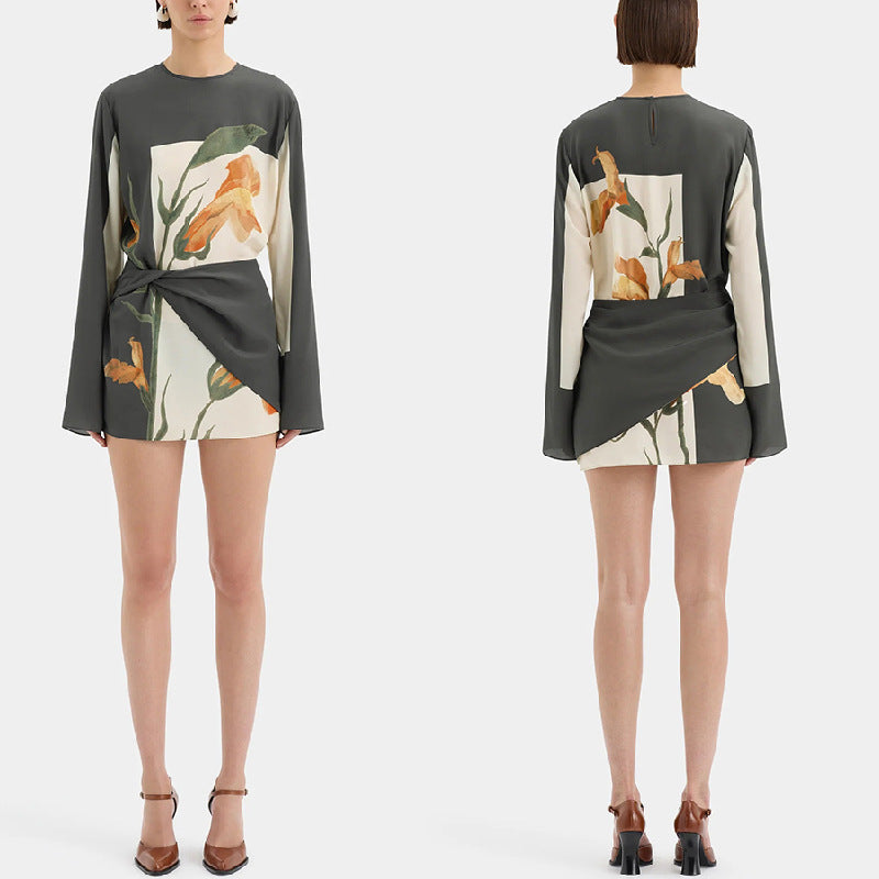 2025 NEW Trendy Print Mini Dress Global Style